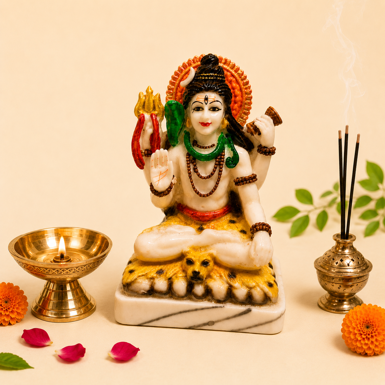 Shiv Ji Murti – Divine Symbol of Power, Peace & Spiritual Awakening (Murti) 6 inch