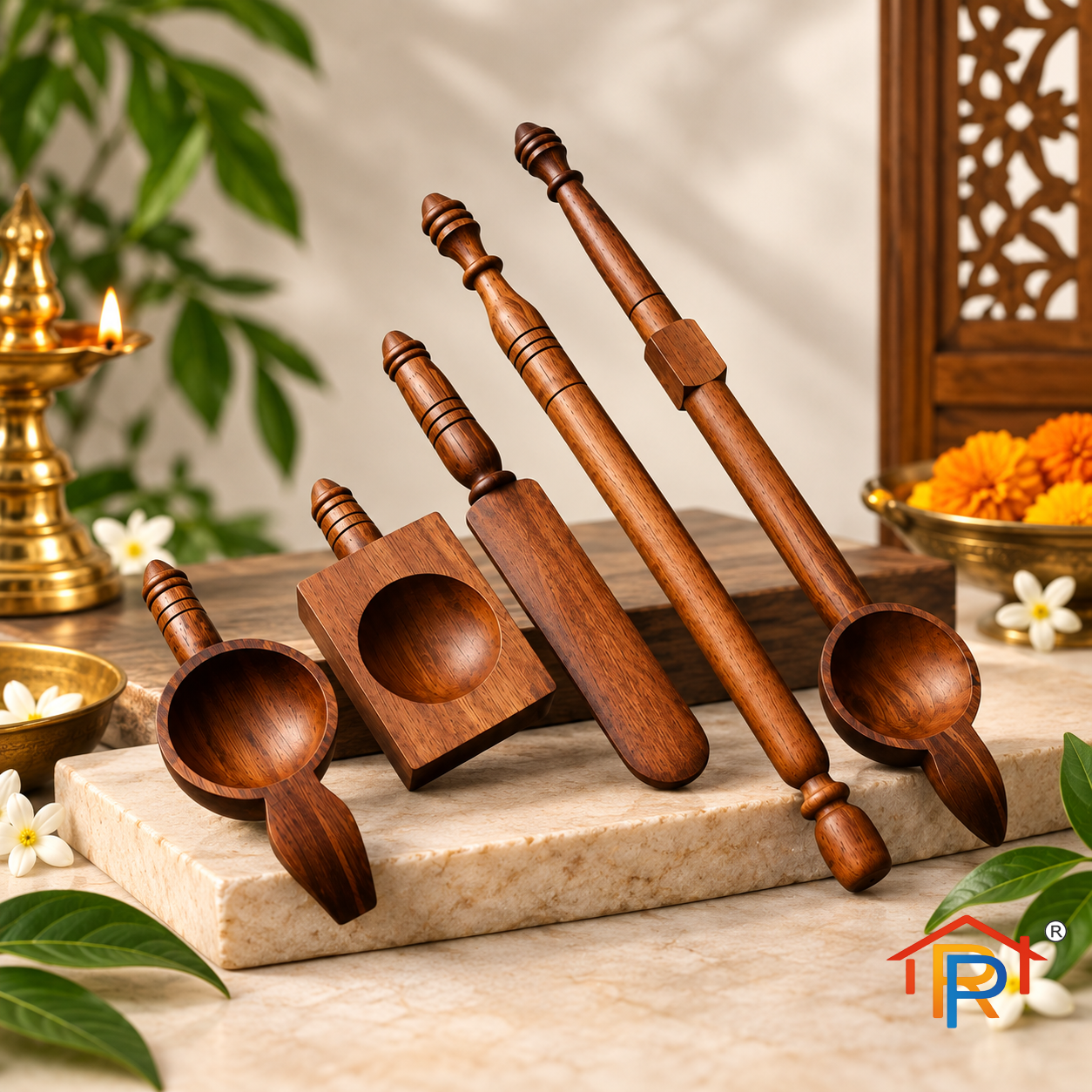 RP PoojaGhar Yagya Patra Set | Havan Yagya Puja Samagri Patra Set for Hawan, Puja & Religious Rituals
