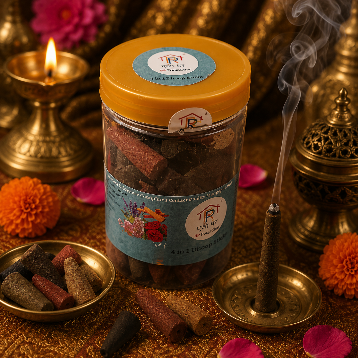 RP Dhoop Cones 4 In 1