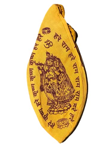 Version 1.0.0 White Tulsi Mala 108+1 Beads with Jap mala Beg, Gomukhi, Gaumukhi, Prayer Beads Beg, Chanting Prayer Beg, Hare rama Hare Krishna jhola, Hindu Prayer Beg, jhola, jholi Meditation Bag, jhola