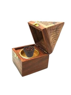 Sambrani Dhoop Stand Incense Holder: Perfect Pooja Room Stand Decoration Item, Dhup Dani & Doopam Holder, Essential Puja Item for Home Mandir and Pooja Thali Set Rituals-DN-1