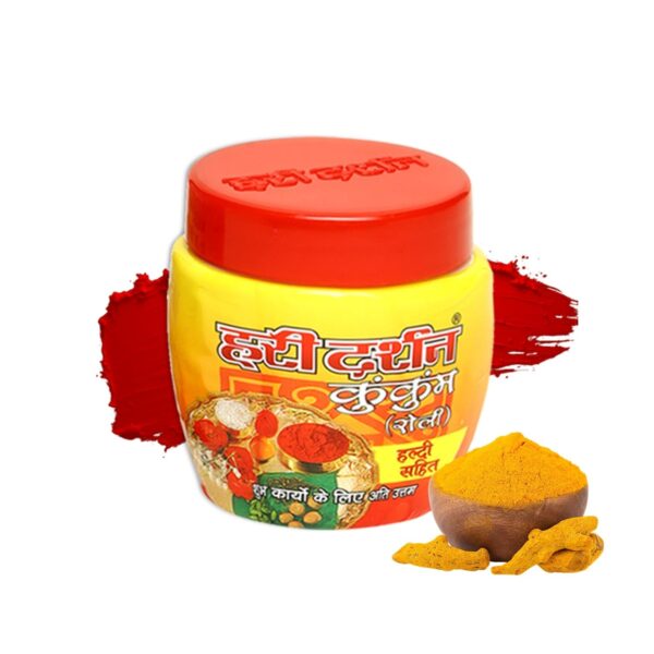 614693vFPyL._SL1500_ Hari Darshan Chandan Tika Combo | Pure Sandalwood | Chandan Kesar | Ashtagandha | Kumkum Roli | White Tilak | Natural Chandan Powder for Pooja & Havan | Spiritual & Traditional Use | Pack of 5