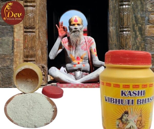 Vibhuti Bhasma, Vibuthi Bhasam Pure Powder - Holy ash/Thiruneeru/Shiva Viboothi/Vibhooti/Bibhuti/Vibhuti Bhasam for Bholenath Pooja(200 Grams)