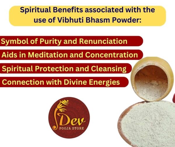 Vibhuti Bhasma, Vibuthi Bhasam Pure Powder - Holy ash/Thiruneeru/Shiva Viboothi/Vibhooti/Bibhuti/Vibhuti Bhasam for Bholenath Pooja(200 Grams)