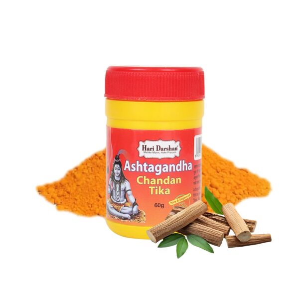 61uzkjNwwsL._SL1500_ Hari Darshan Chandan Tika Combo | Pure Sandalwood | Chandan Kesar | Ashtagandha | Kumkum Roli | White Tilak | Natural Chandan Powder for Pooja & Havan | Spiritual & Traditional Use | Pack of 5