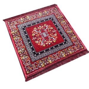 Pooja Samagri || Red Pooja Aasan/Aashan for Pooja