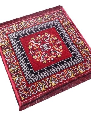 Pooja Samagri || Red Pooja Aasan/Aashan for Pooja