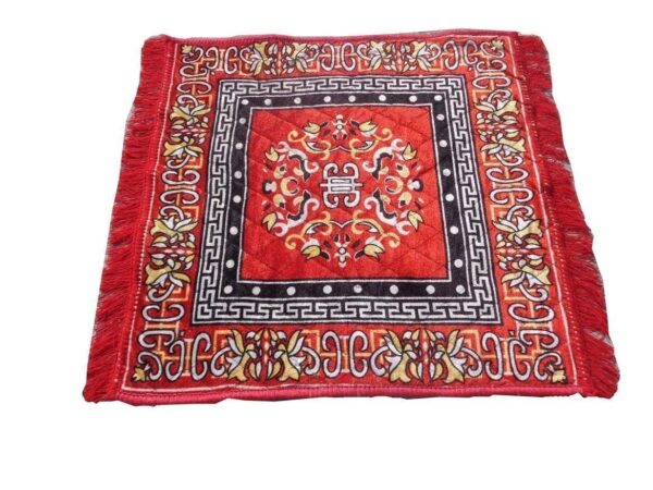 Pooja Samagri || Red Pooja Aasan/Aashan for Pooja