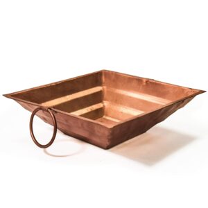 Pure Copper Hawan Kund for Poojan Purpose, Indian Cultural Religious Item Best for Home, Office.Copper,Brown,(13 x 13 Inch);Ach309