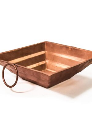 Pure Copper Hawan Kund for Poojan Purpose, Indian Cultural Religious Item Best for Home, Office.Copper,Brown,(13 x 13 Inch);Ach309