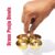 Pure Brass Small Pooja Roli, Chawal, Haldi, Kumkum Katori/Chawmukh with Handle for Home Mandir (8.5 X 8.5 CM) (Gold) (20 ml)