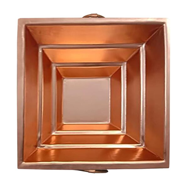 Pure Copper Hawan Kund for Poojan Purpose, Indian Cultural Religious Item Best for Home, Office.Copper,Brown,(13 x 13 Inch);Ach309