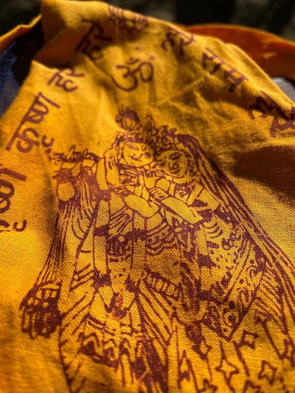 81skwKMYNnL._SL1500_ White Tulsi Mala 108+1 Beads with Jap mala Beg, Gomukhi, Gaumukhi, Prayer Beads Beg, Chanting Prayer Beg, Hare rama Hare Krishna jhola, Hindu Prayer Beg, jhola, jholi Meditation Bag, jhola